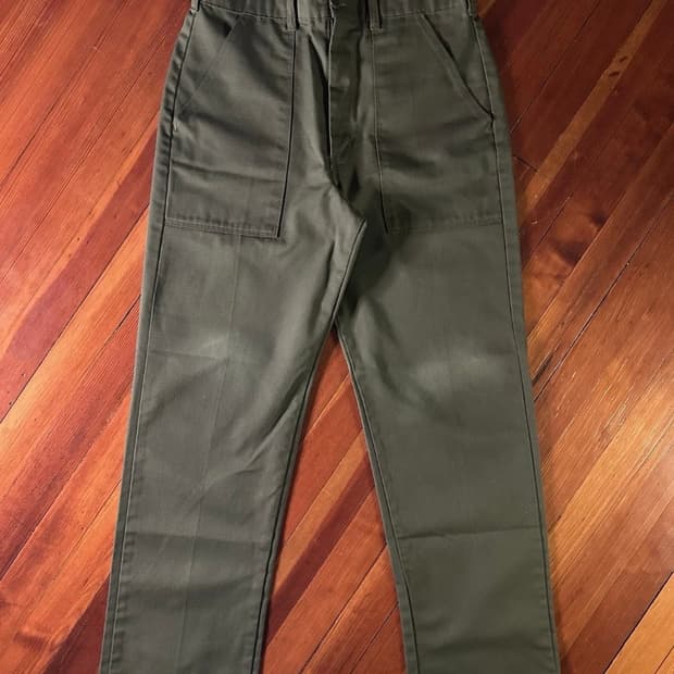 og 80s military 팬츠 30