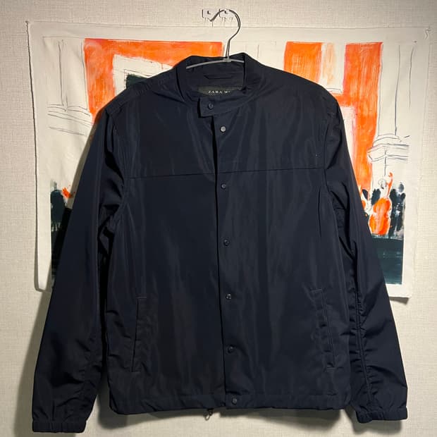 ZARA 폴리 캐쥬얼 바람막이 