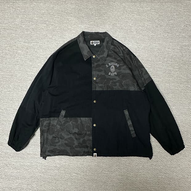 BAPE multi camo coach jacket