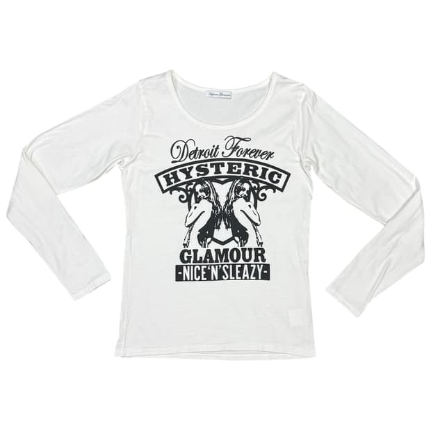 히스테릭 글래머 아카이브 히스걸 롱슬리브 티셔츠