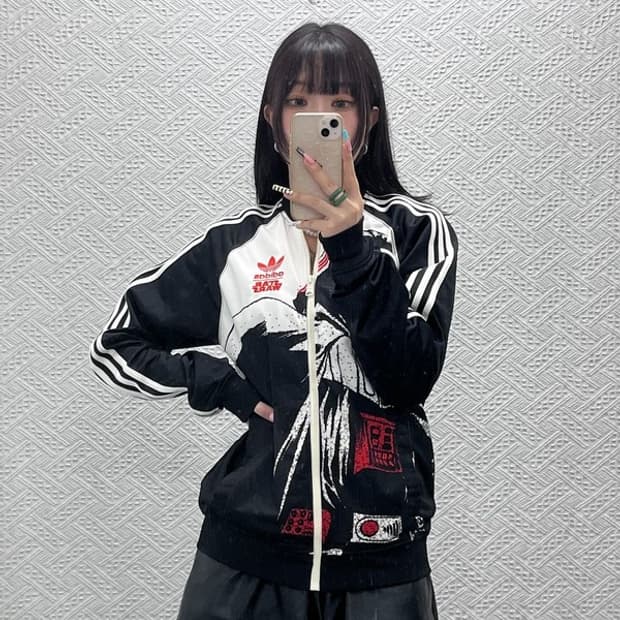 아디다스 X 스타워즈 스트릿펑크 다스베이더 져지 집업 100 C12917