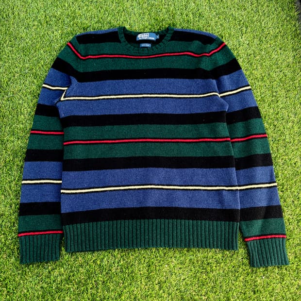 L)폴로 랄프로렌 스프라이트 울니트(울100%)