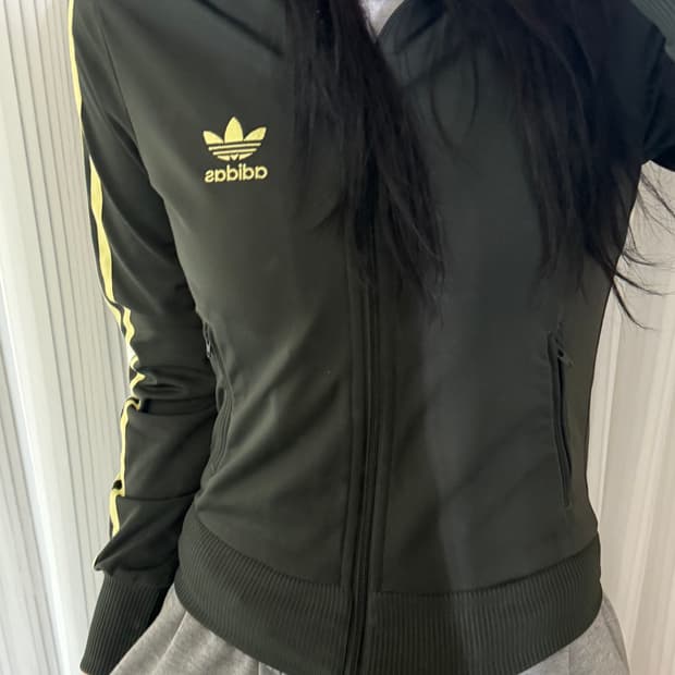 아디다스 올드스쿨 그린/옐로우 트랙 져지 85