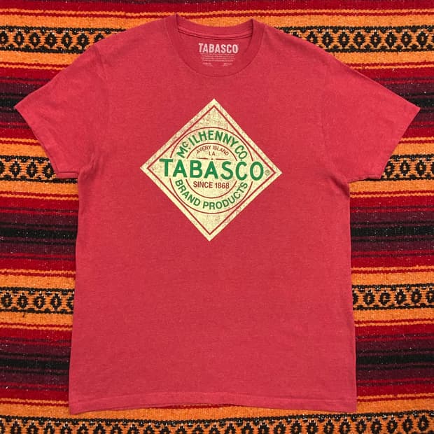 미국빈티지 타바스코 정품굿즈 반팔티