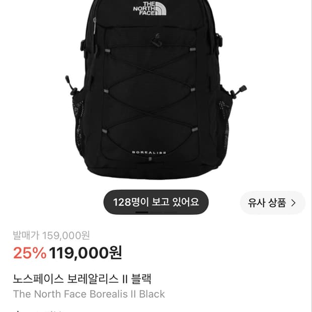 노스페이스 보레알리스 백팩