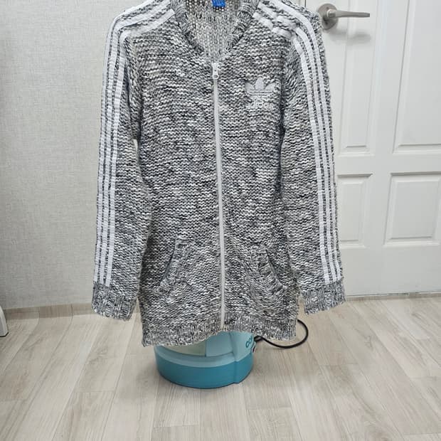 (90)S☆우주매물☆아디다스 파이어버드 니트스웨터[회색그레이] 트랙탑져지