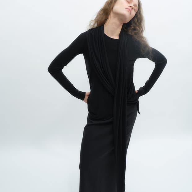 리포스 Repos wrap jersey t-shirt (S)