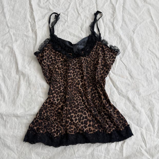 호피 갸루 나나펑크 슬리브리스