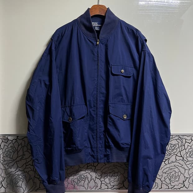 빈티지 폴로 랄프로렌 네이비 블루종 자켓