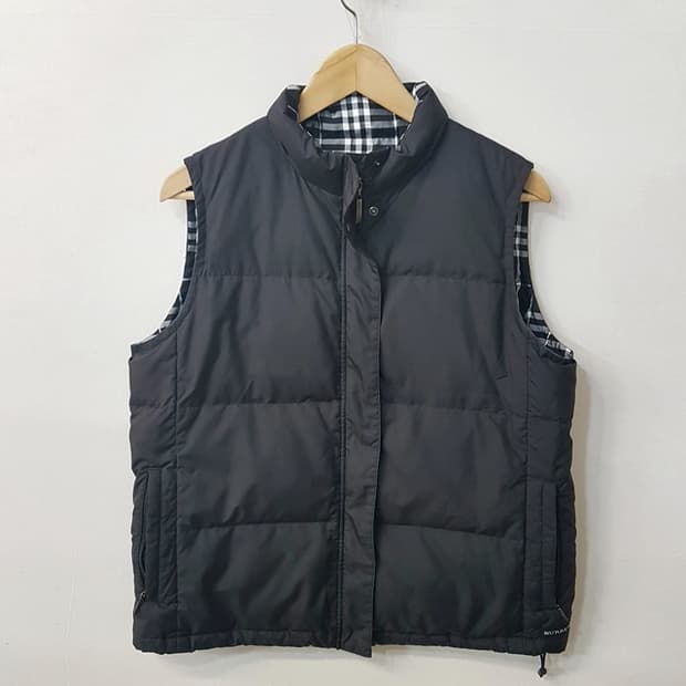 BURBERRY GOLF 버버리 골프 다운 패딩 조끼 블랙