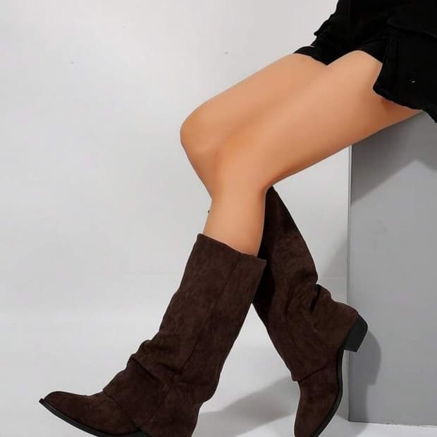 갸루 여성 겨울 부츠