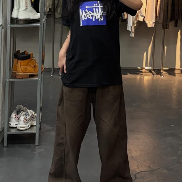 스투시 스탁 박스 반팔티 A2082