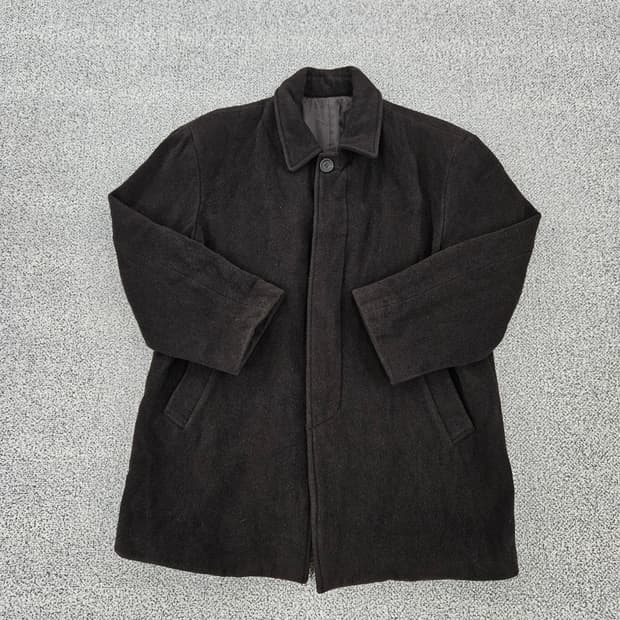 [실측확인] 다크 브라운 하프 코트 자켓 1103JM2