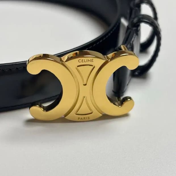 셀린느 트리옹프 벨트 S 블랙 75