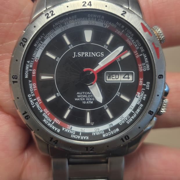 세이코 (SEIKO) J. Springs BEB012 월드타임 오토메틱 