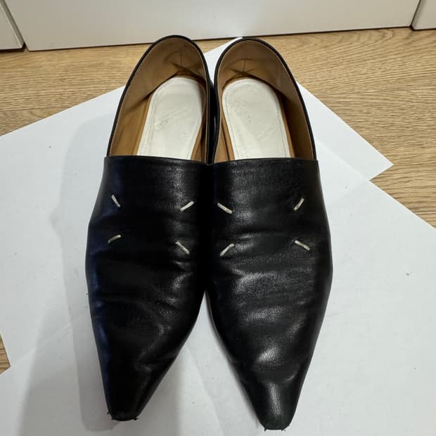 마르지엘라 스티치 가죽 로퍼