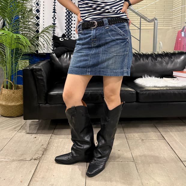Levi’s H라인 미니 데님 스커트