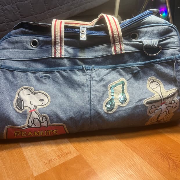 90s 스누피 가방