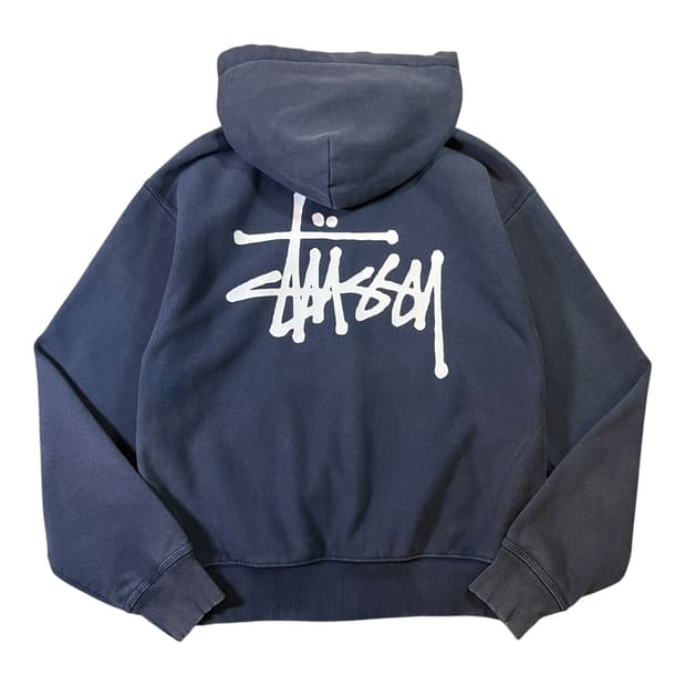 STÜSSY 스투시 빅로고 후드집업