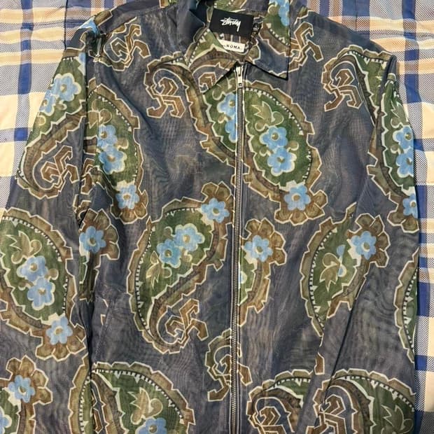 스투시 x 노마 페이즐리 자켓 블루