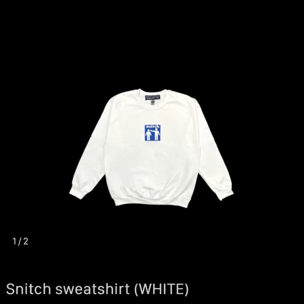 Fuckthatnerdshop Snitch sweatshirt