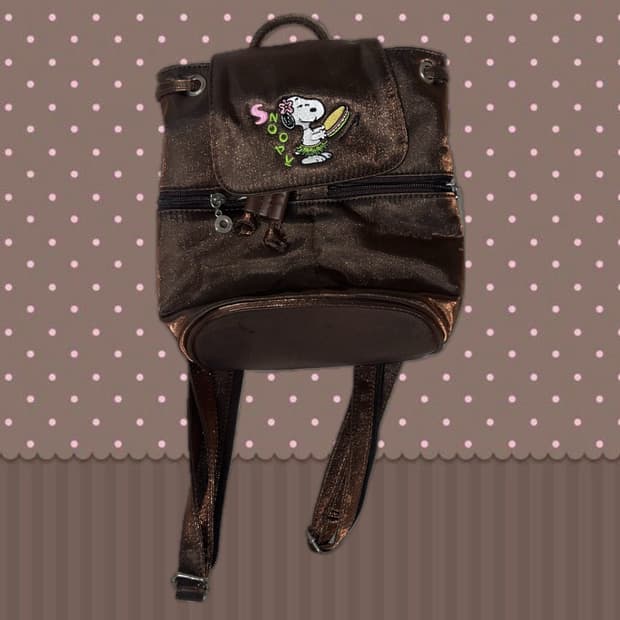 스누피 백팩 갸루 달천깔 로걀 긱시크 대장템 라떼 모리걸 y2k