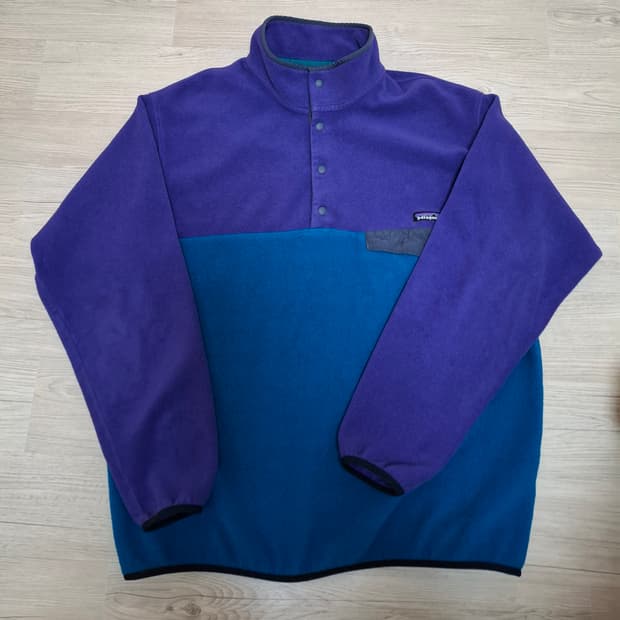 XL 파타고니아 신칠라 플리스 풀오버 퍼플/블루
