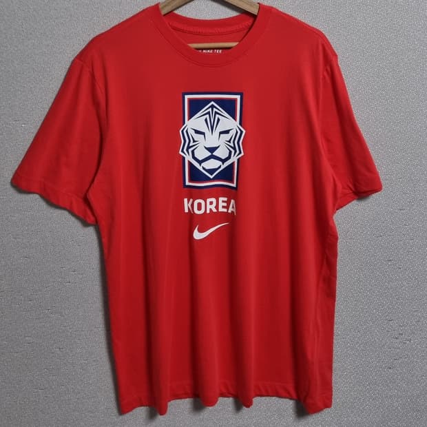 XL ) 나이키 대한민국 국대 레드 반팔티