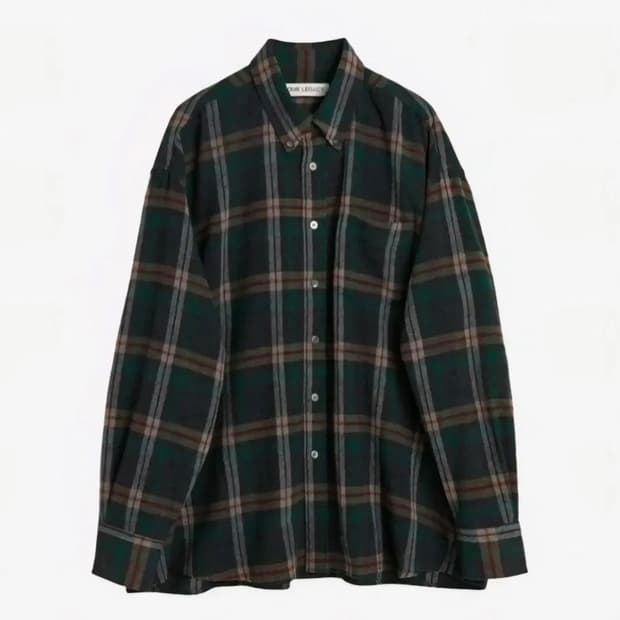 아워레가시 그린 펍 bd셔츠 46사이즈