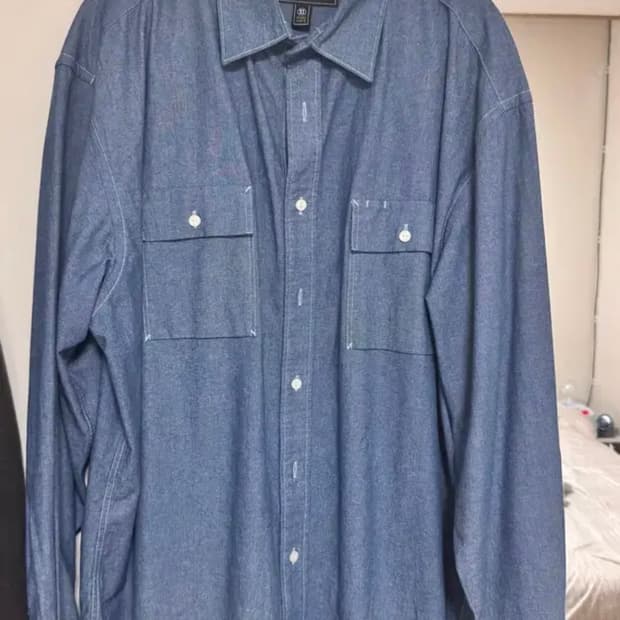 [XL] 프리즘웍스 샴브레이 셔츠 - 1회착