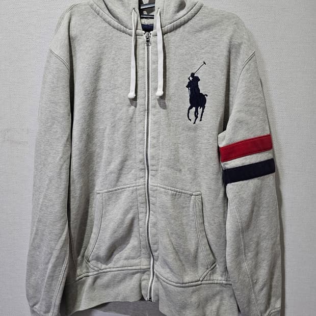 폴로 POLO 빅포니 그레이 후드집업 100~105 L~XL