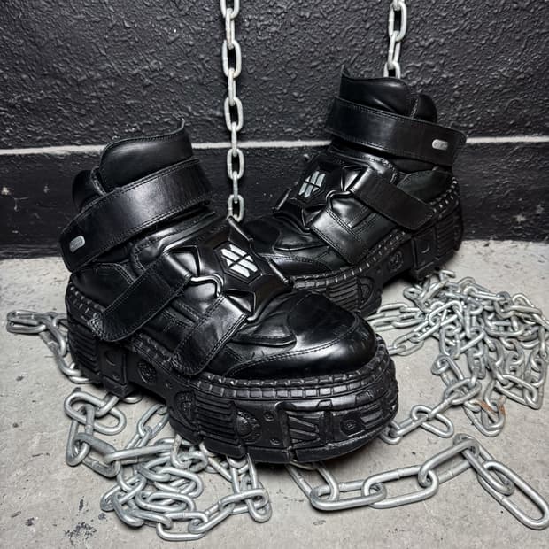 New Rock – Tower Sole Leather Boots