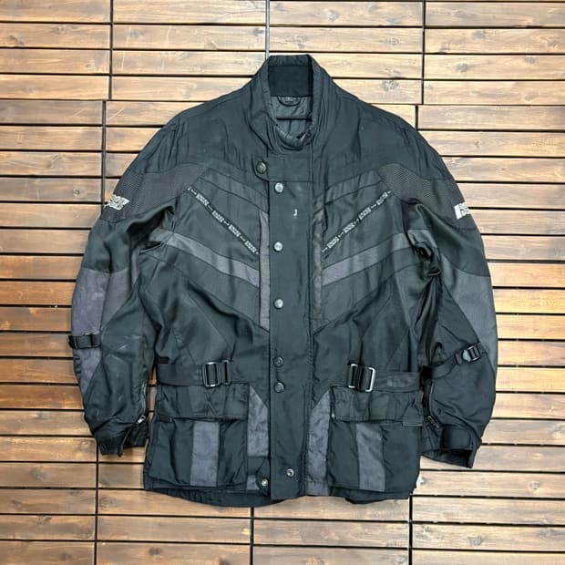 (L) 빈티지 풀 플레이트 바이커 자켓 made in Swiss