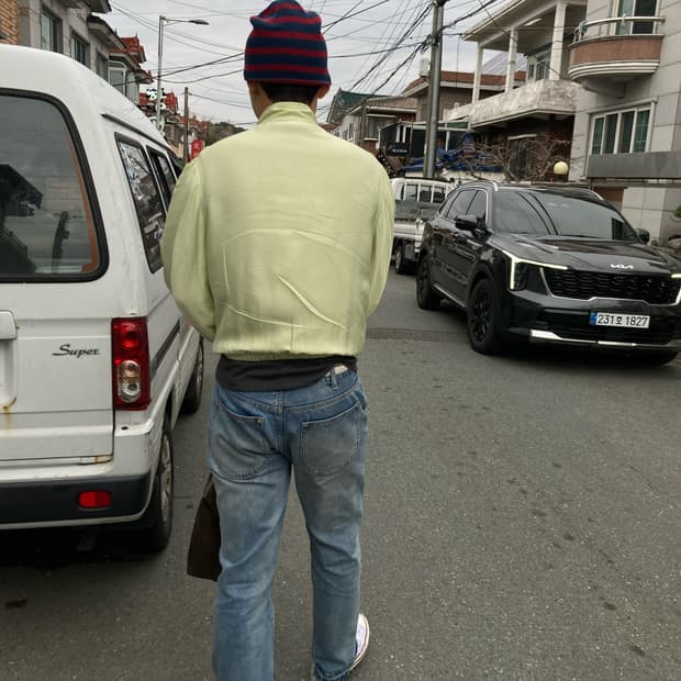사파리스팟 사프3 리버시블 스트라이프 비니