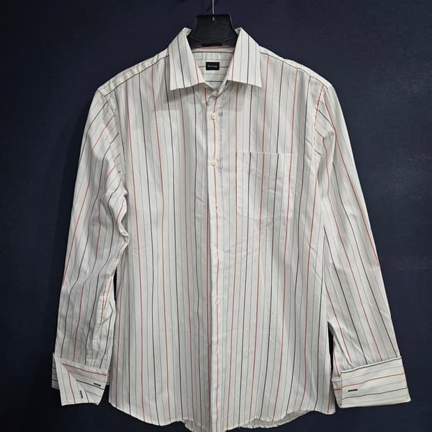 폴스미스 스트라이프 줄무늬 남성 41 긴팔셔츠 