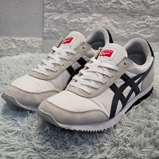 7a-20:오니츠카 타이거 라이트러너 화이트/블랙 25.5cm