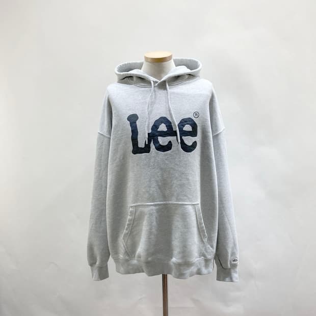 LEE 남성 오버핏 후드티 그레이 XL