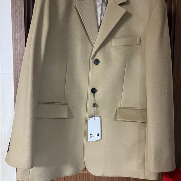 [던스트] 캐시미어 자켓 카멜 XL 새상품