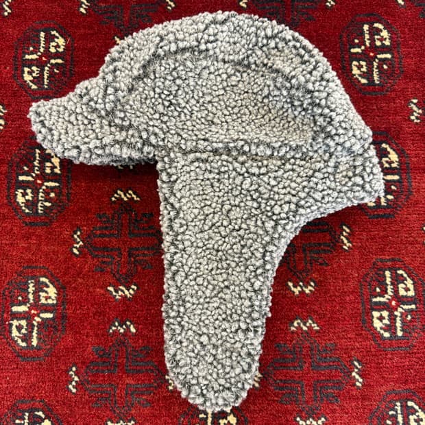 빈티지 뽀글이 이어플랩 캡