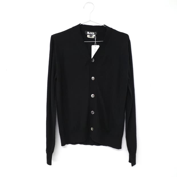 BLACK Comme des Garçons Wool Cardigan