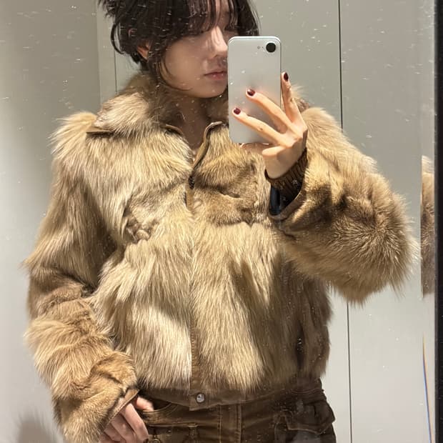 리얼 폭스퍼 자켓