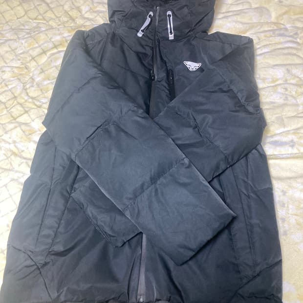 다이나핏 덕다운 숏패딩 블랙