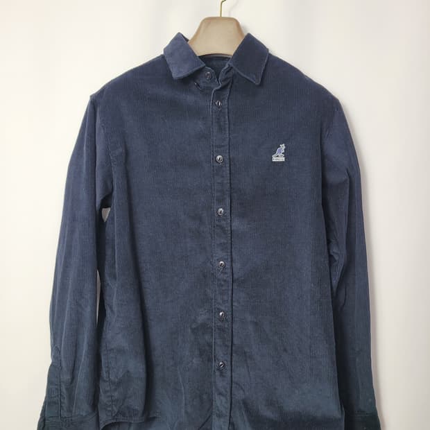 타이프라이터 솔리드 셔츠 7066 네이비