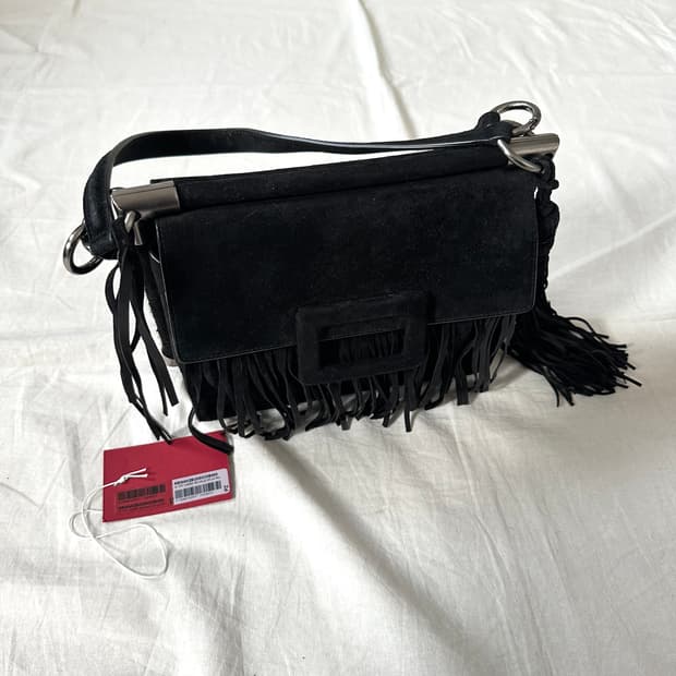 로저 비비에 프랑스한정판 Miss Viv Mini Sac 프린지&테슬백