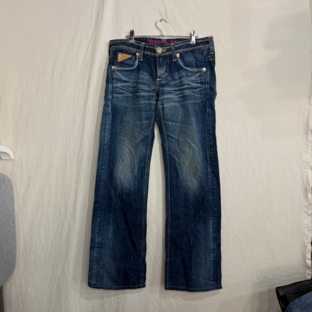 에드윈 BTL525 블루트립 데님 팬츠