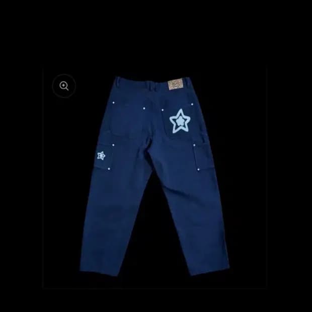 스타팀 더블니 팬츠 네이비 36