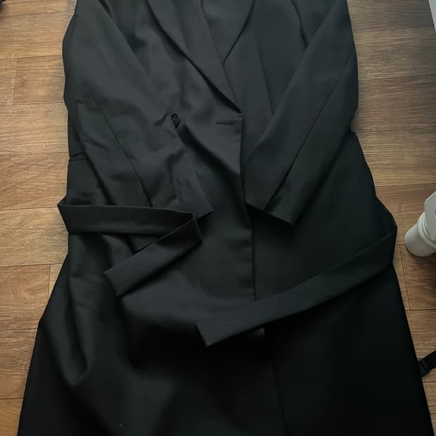 솔리드옴므 트렌치코트50 블랙