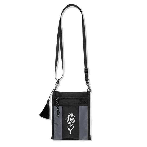 Flower Dragon Logo Sacoche Bag Magent