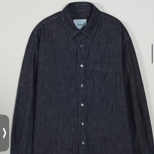 인더로우데님셔츠 3사이즈