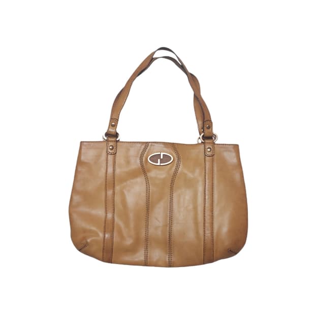 구찌 빈티지 레더 호보 숄더백